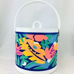 Vintage 80s 90s Tropical Ice Bucket Bar Party